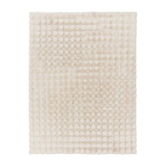 Hoogpolig soft vloerkleed ANDRES 741 kleur creme