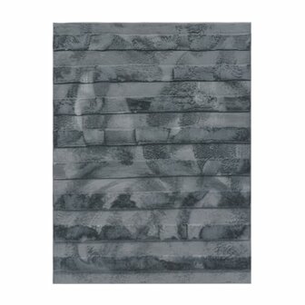 Hoogpolig soft vloerkleed ANDRES 744 kleur antraciet