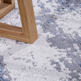 Design vloerkleed BREMEN 873 kleur blauw