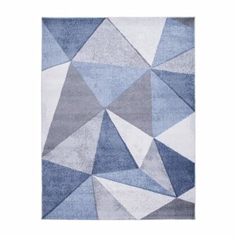 Design vloerkleed BREMEN 874 kleur blauw