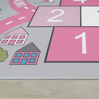 Kinder vloerkleed of karpet KIDDY 569 kleur pink