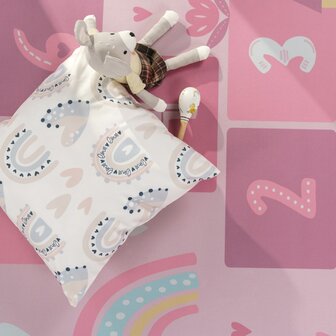 Kinder vloerkleed of karpet KIDDY 585 kleur pink