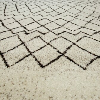 Vloerkleed of karpet NORMA 835 kleur creme