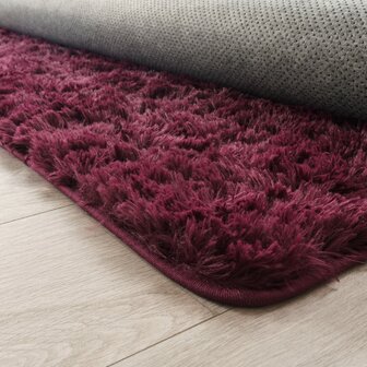 Hoogpolig vloerkleed of karpet LONDON 591 kleur lila