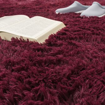 Hoogpolig vloerkleed of karpet LONDON 591 kleur lila