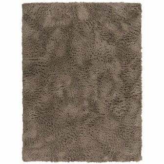 Hoogpolig vloerkleed of karpet LONDON 591 kleur taupe