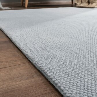 Effen grijs vloerkleed of karpet AMBIANCE 521