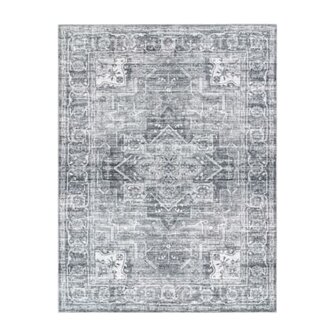 Klassiek vintage vloerkleed of karpet SPECTRUM kleur grijs 461
