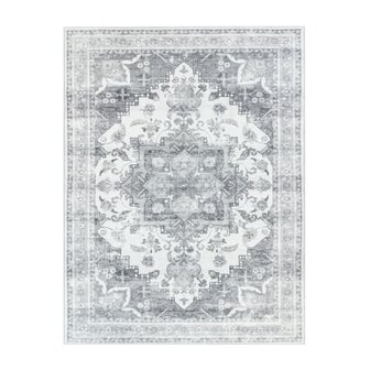 Klassiek vintage vloerkleed of karpet SPECTRUM kleur grijs 462