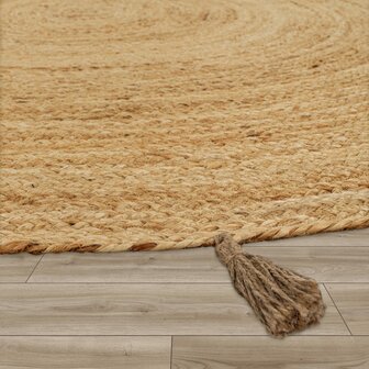 Jute vloerkleed of karpet BOSTON kleur natur 599