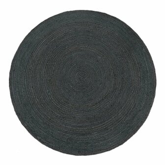 Jute vloerkleed of karpet BOSTON kleur antraciet 595