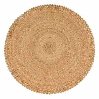 Jute vloerkleed of karpet BOSTON kleur natur 596