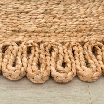 Jute vloerkleed of karpet BOSTON kleur natur 596