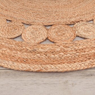 Jute vloerkleed of karpet BOSTON kleur natur 593