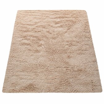 Hoogpolig vloerkleed of karpet LONDON 591 kleur beige