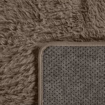 Hoogpolig vloerkleed of karpet LONDON 591 kleur taupe