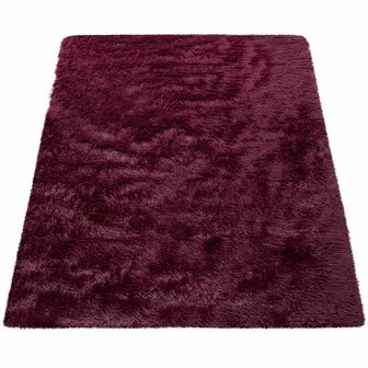Hoogpolig vloerkleed of karpet LONDON 591 kleur lila