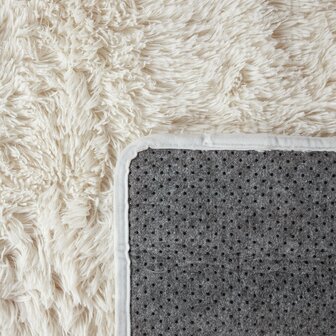 Hoogpolig vloerkleed of karpet LONDON 591 kleur ecru