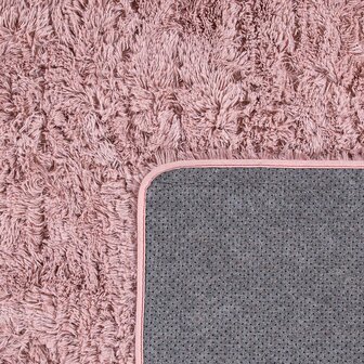 Hoogpolig vloerkleed of karpet LONDON 591 kleur rose
