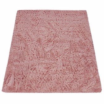Hoogpolig vloerkleed of karpet LONDON 591 kleur rood