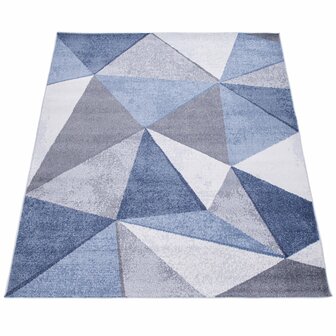 Design vloerkleed BREMEN 874 kleur blauw