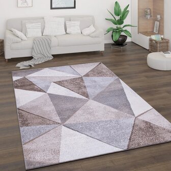Design vloerkleed BREMEN 874 kleur beige