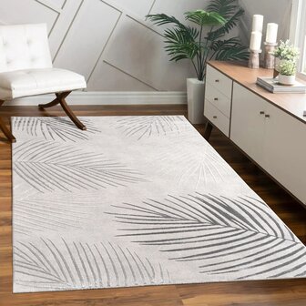 Modern karpet of vloerkleed BRUSSEL 218 kleur grijs