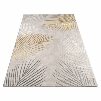 Modern karpet of vloerkleed BRUSSEL 218 kleur goud