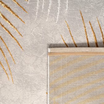 Modern karpet of vloerkleed BRUSSEL 218 kleur goud