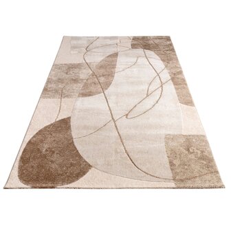 Modern karpet of vloerkleed BRUSSEL 217 kleur beige