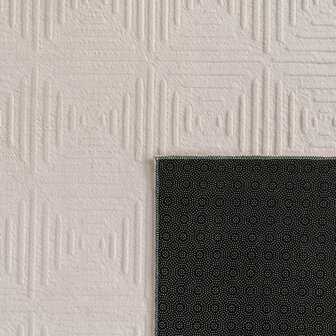 Effen creme karpet of vloerkleed SKY 523  