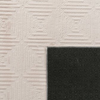 Effen beige karpet of vloerkleed SKY 523  