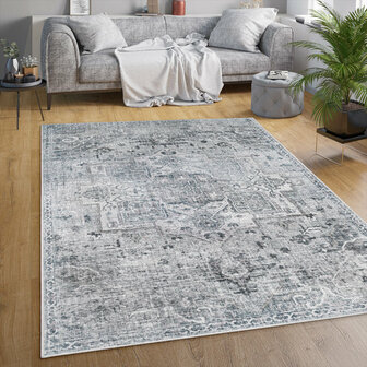 Klassiek vintage karpet of vloerkleed CLASSIC 332 kleur grijs