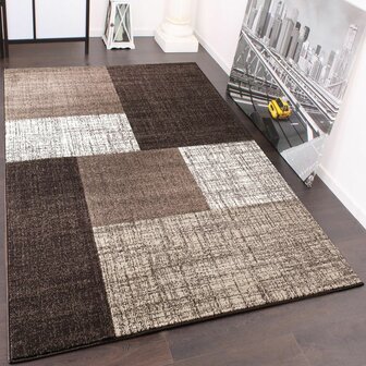 Modern vloerkleed MARCO 105 kleur bruin