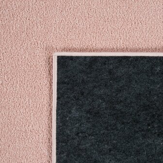 Kortpolig effen vloerkleed PORTUGAL 890 kleur rose
