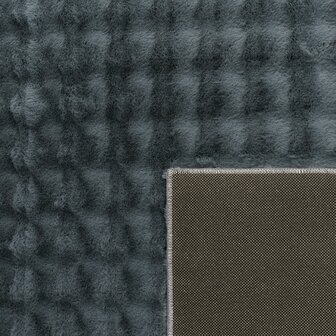 Hoogpolig soft vloerkleed ANDRES 741 kleur antraciet