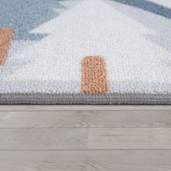 Kinder vloerkleed of karpet KIDDY 574 kleur creme