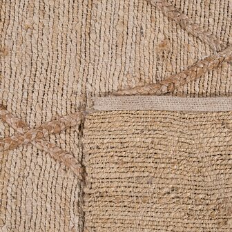 Jute vloerkleed of karpet ACTON kleur creme 685