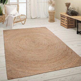 Jute vloerkleed of karpet ACTON kleur natur 687