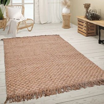 Jute vloerkleed of karpet ACTON kleur natur 688