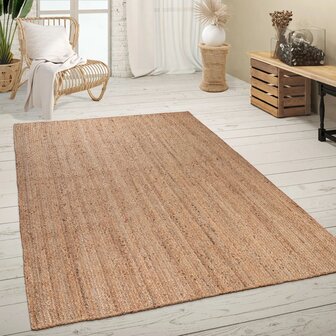 Jute vloerkleed of karpet ACTON kleur natur 686