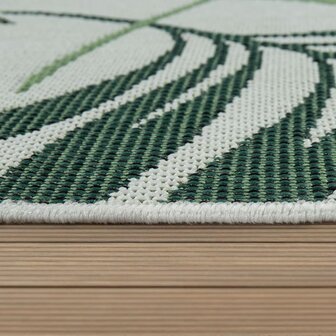 Outdoor vloerkleed of karpet ANNE kleur groen 534