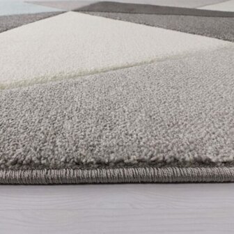 Modern 3D vloerkleed of karpet ARWIN kleur turquoise 237