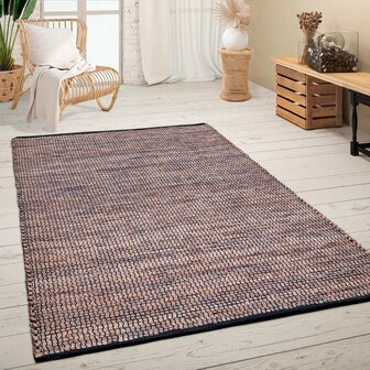 Vloerkleed of karpet MALTA kleur blauw 684