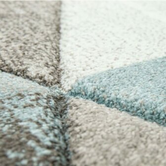 Modern 3D vloerkleed of karpet ARWIN kleur beige 234