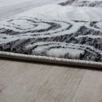 Modern vloerkleed of karpet ARIZONA  kleur rood 053