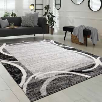 Modern vloerkleed of karpet ARIZONA  kleur grijs 059