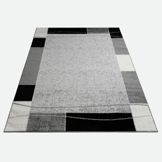 Modern vloerkleed of karpet ARIZONA  kleur grijs 054