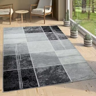 Modern vloerkleed of karpet ARIZONA  kleur grijs 057