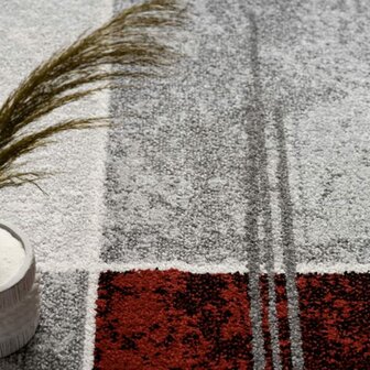 Modern vloerkleed of karpet ARIZONA  kleur rood 057